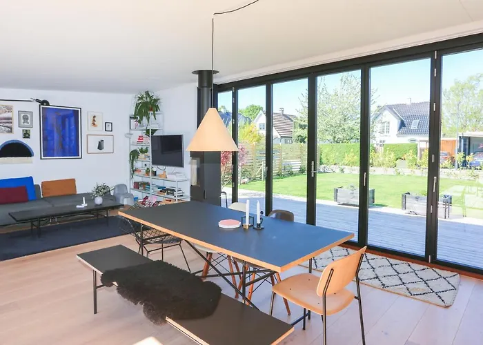 Villa Modern Architecture Atrium House Copenhague