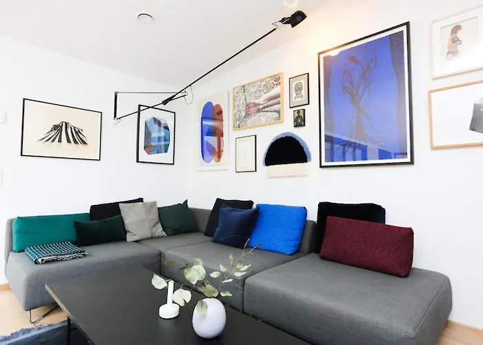 Vila Modern Architecture Atrium House Kodaň